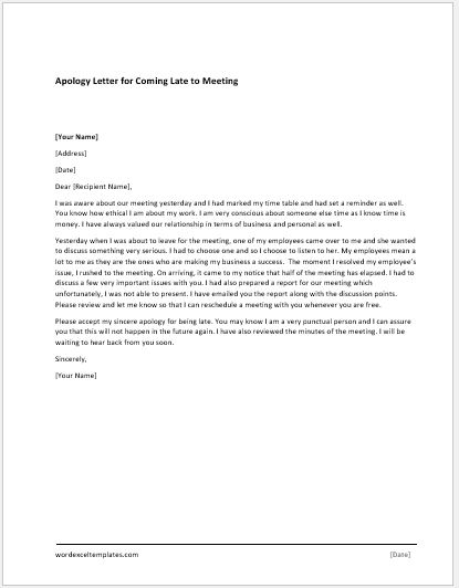 apology letter for being late doc 585600 apology letter for being late sle apology letter for being late doc 585600 apology letter for being late sle