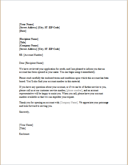 Program Approval Letter