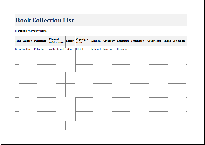 Inventory List Templates 10 Free Printable Word Excel PDF Formats