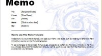 MS Word Memo Template