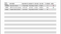 Work Order Tracker Template for Excel
