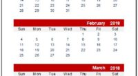 Any Year Quarterly Calendar Template