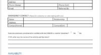 Volunteer Information Form