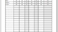 Weight Loss Challenge Spreadsheet