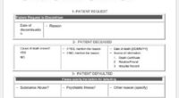 Patient Hospital Exit Form