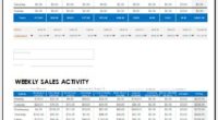 Weekly Sales Report Template