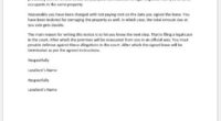 30 day eviction notice template