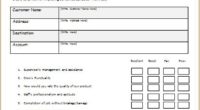 Customer Feedback Questionnaire Template