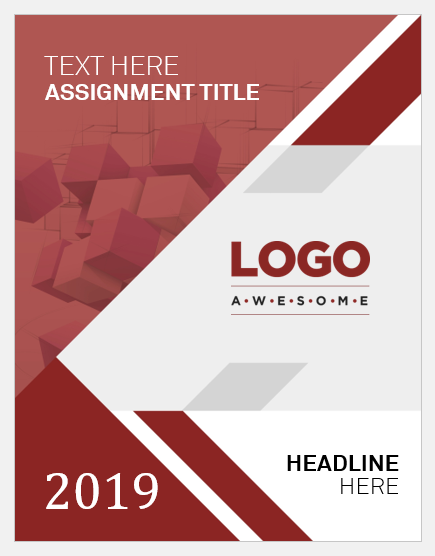 Assignment cover page template