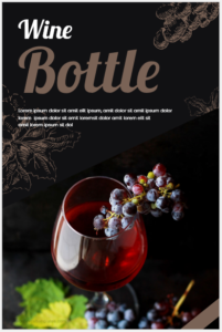 Wine label template for Word