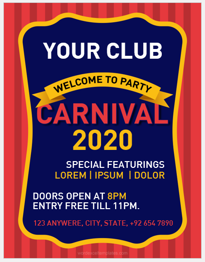Carnival flyer