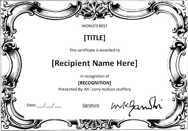 Award Template Word from www.wordexceltemplates.com