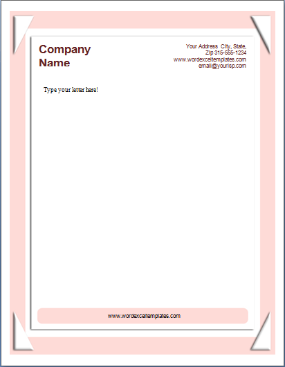 Business Letterhead Template