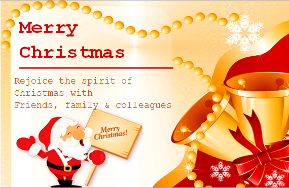 MS Word Colorful Christmas Card Templates | Word & Excel Templates