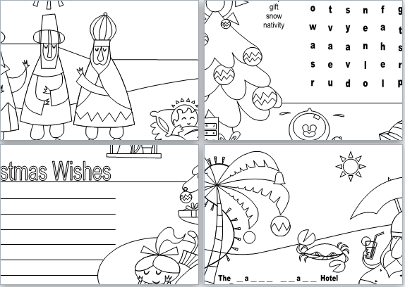 Christmas coloring book