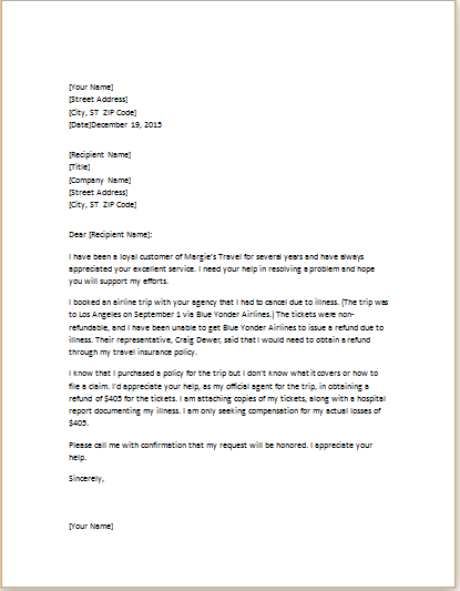 Sample Letter Of Request For Assistance And Support from www.wordexceltemplates.com