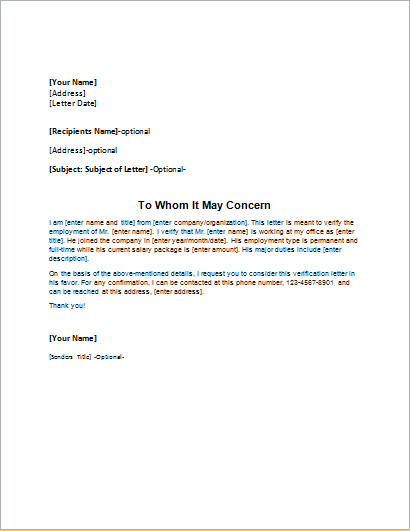 Job Confirmation Letter Sample from www.wordexceltemplates.com