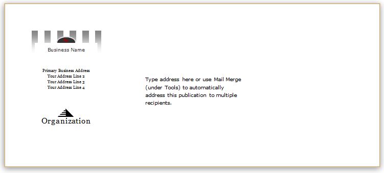 Envelope Template for Microsoft Word