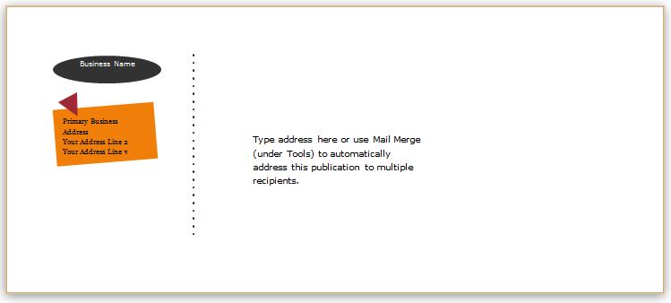 Envelope Template for WORD