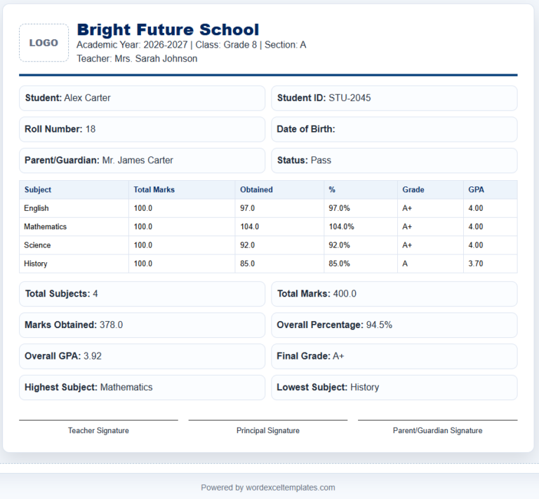 Student Grade Book Generator