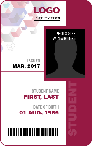 10 Student Id Badge Templates In Editable Printable Format Word Excel Templates