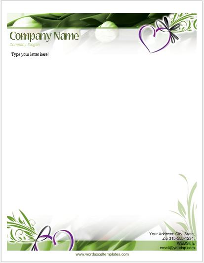 Letterhead Template for MS Word