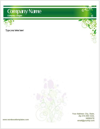 Letterhead Template for MS Word