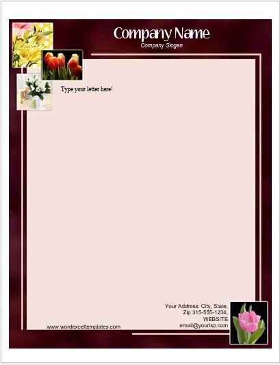 Letterhead Template for MS Word