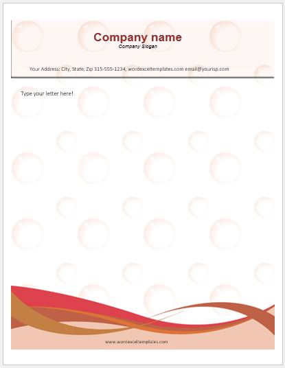 Business Letterhead Template