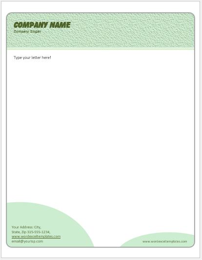 Business Letterhead Template