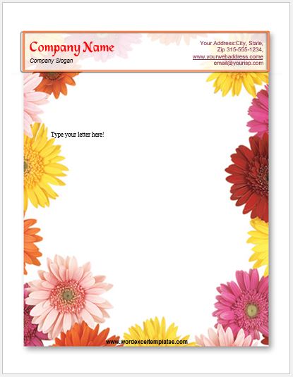 Letterhead Template for MS Word