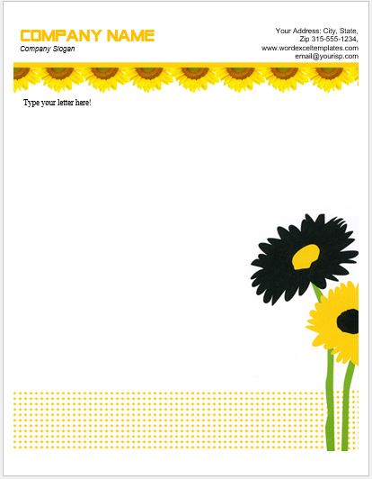 Letterhead Template for MS Word