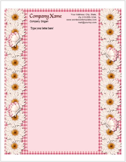 Letterhead Template for MS Word