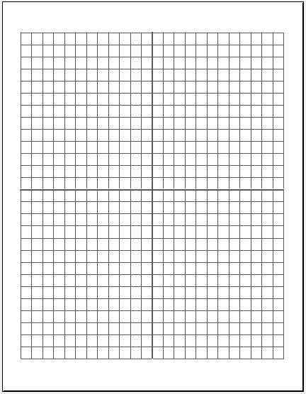 Cartesian Graph Paper Large Box