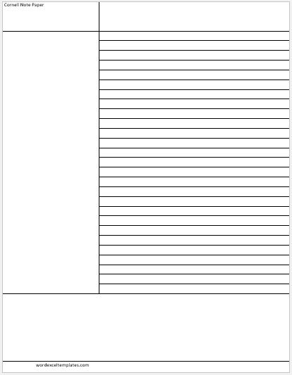 MS Word Lined Papers for Handwriting Practice | Word & Excel Templates