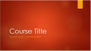 Academic Presentation Template