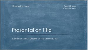 Academic Presentation Template