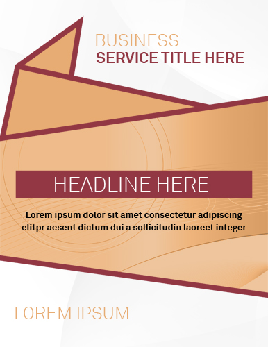 Business Report Cover Page Template