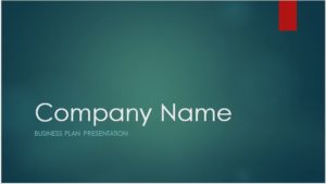 Business Presentation Template