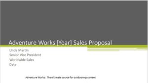 Business Presentation Template