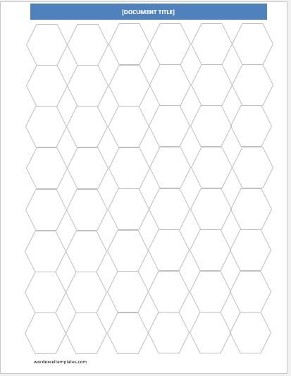 Hexagonal Graph Paper