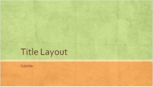 Powerpoint Presentation Template
