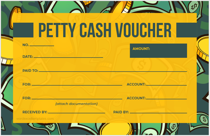 Petty cash voucher template