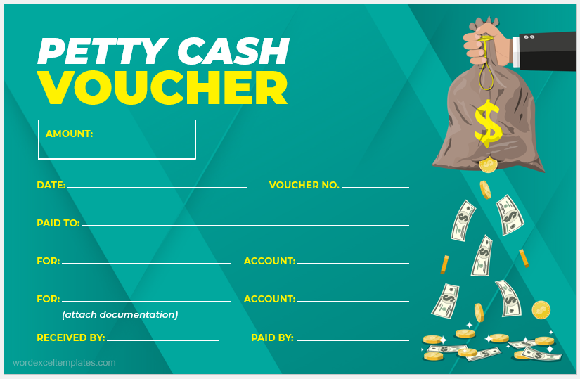 Petty cash voucher template