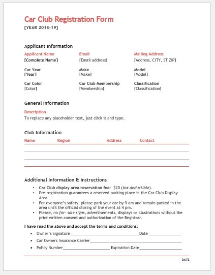 Excel Membership Template from www.wordexceltemplates.com