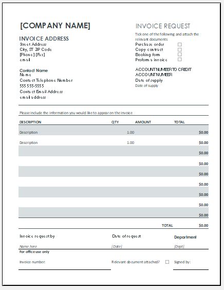 Invoice Form Template from www.wordexceltemplates.com