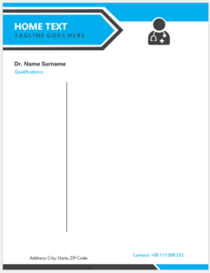Doctor Letterhead Templates for MS Word | Download Editable