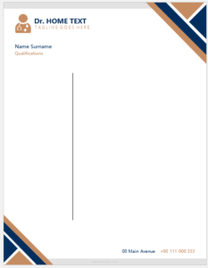 Doctor Letterhead Templates for MS Word | Download Editable