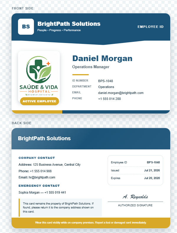 Employee ID Card Generator