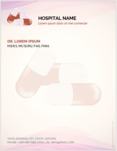 Letterhead Template for Hospital